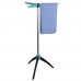 Collapsible Tripod Base Clothes Drying Rack - Blue